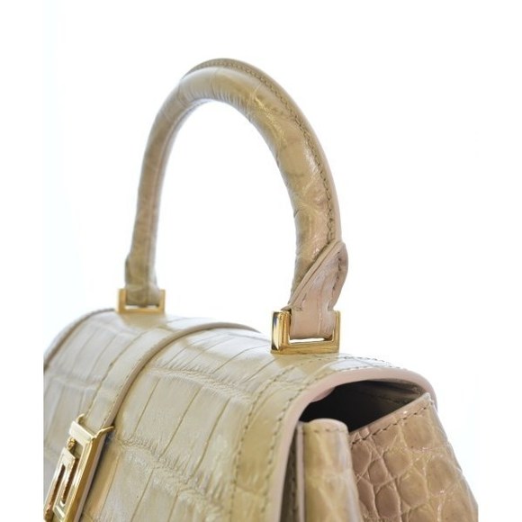 Versace Greca Goddess Top Handle Handbag Bag Beige - Picture 6 of 10